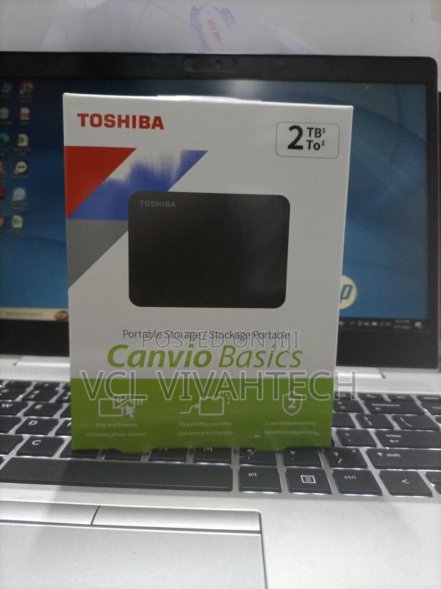Toshiba 2tb Canvio Basics Portable External Hard Drive - main view