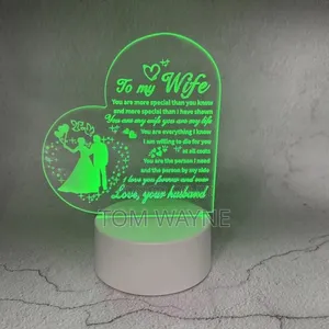 3d Led Lights Customized With Love Message