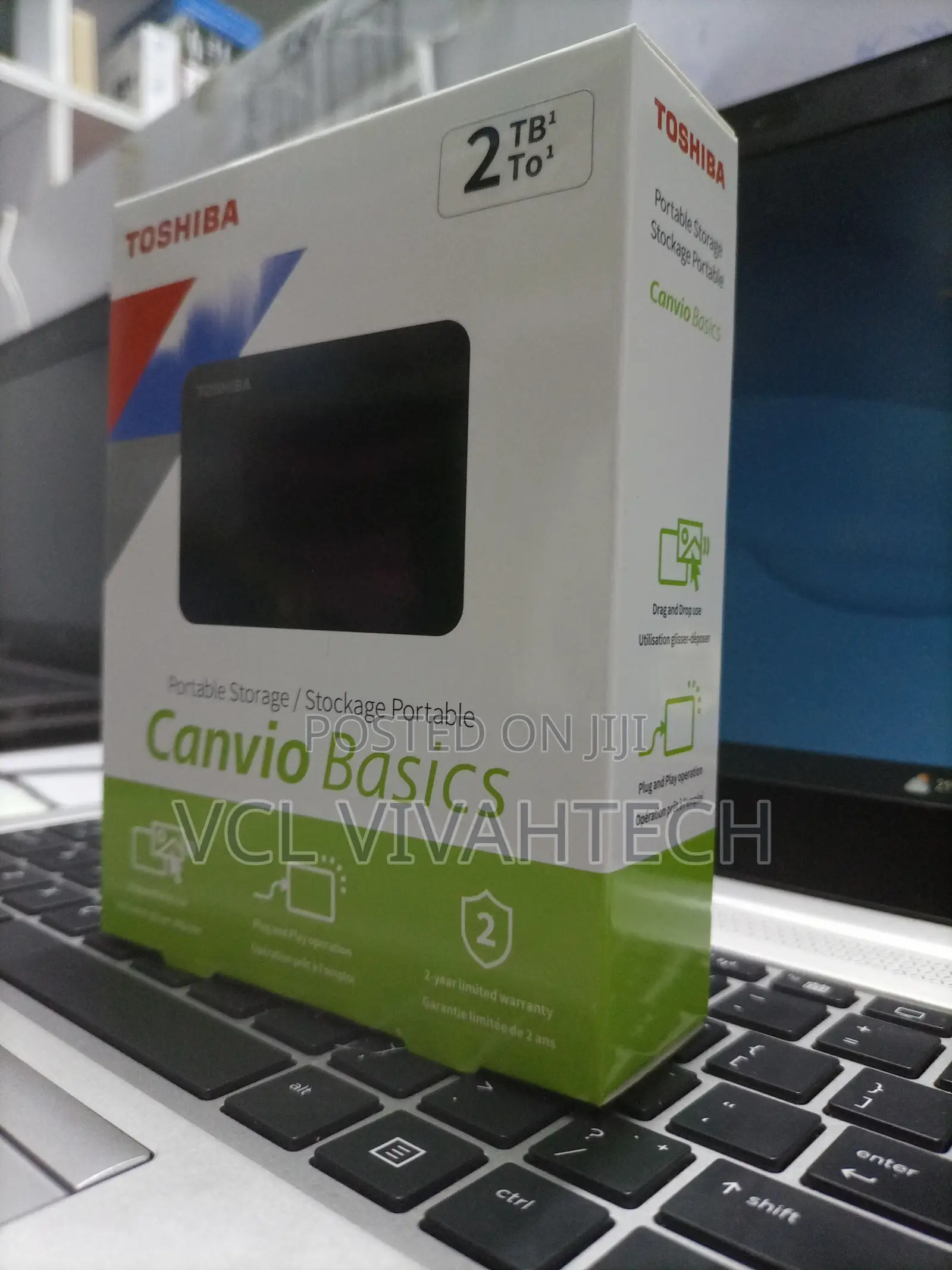 Toshiba (Basics) 2tb Portable HDD