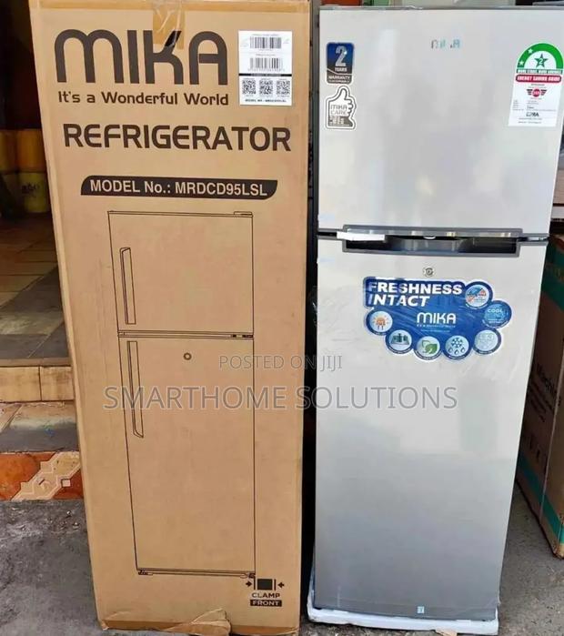 Silver 168litres. Brand New Mika Fridge