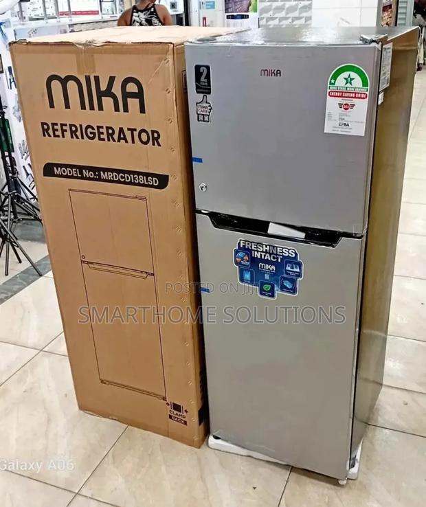 Grey Mika 138 Litres Fridge - MRCD-138f