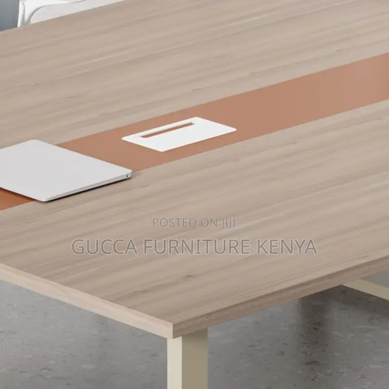 Boardroom Tables: 240cm Natural Wood Office Business Table
