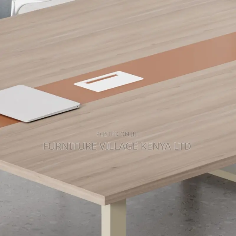 Boardroom Table: 240cmlarge Natural Wood Collaboration Table