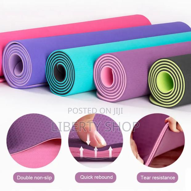 Non Slip Yoga Mats With Carrier Bag - thumbnail 4