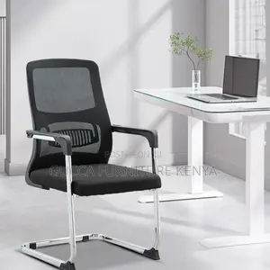 Office Chairs: Ergonomic Cloth Office Chair With Arm Support