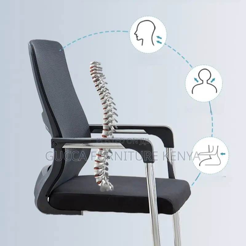 Office Chairs: Ergonomic Cloth Office Chair With Arm Support