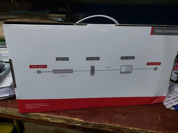 Hikvision Ds-Kis212 4-Wire Hd Tvi Video Intercom Kit Plastic - thumbnail 3