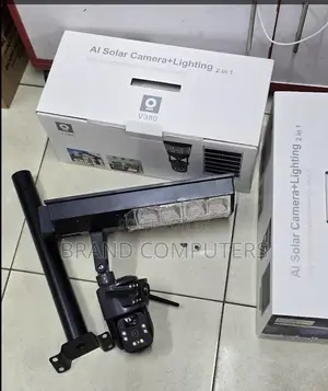 Twin Solar Floodlights With 4g Dual Lens Simcard PTZ Camera