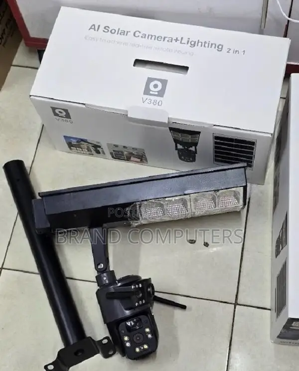2 -in -1 Solar Street Light Camera With CCTV 4g Sim Card