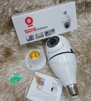 Indoor V380 Pro Rotating Wifi Bulb PTZ Camera With Motion