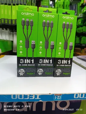 Oraimo Duraline 3 3a 1.2m Data Cable