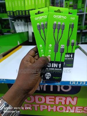 Oraimo 3 in 1 Cable Durable Micro Ocd-X93 - thumbnail 2