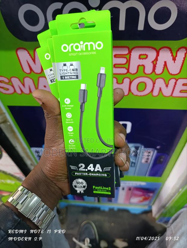 Oraimo Type-C to Lightning Cl54 Data Cable - thumbnail 3