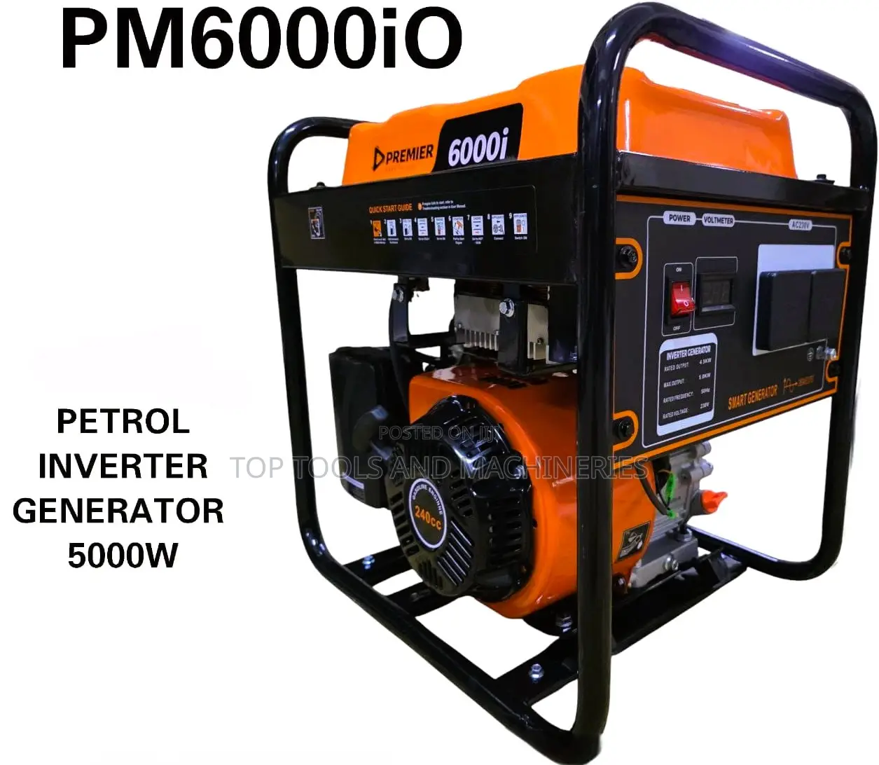Premier 5kva Petrol Inverter Generator