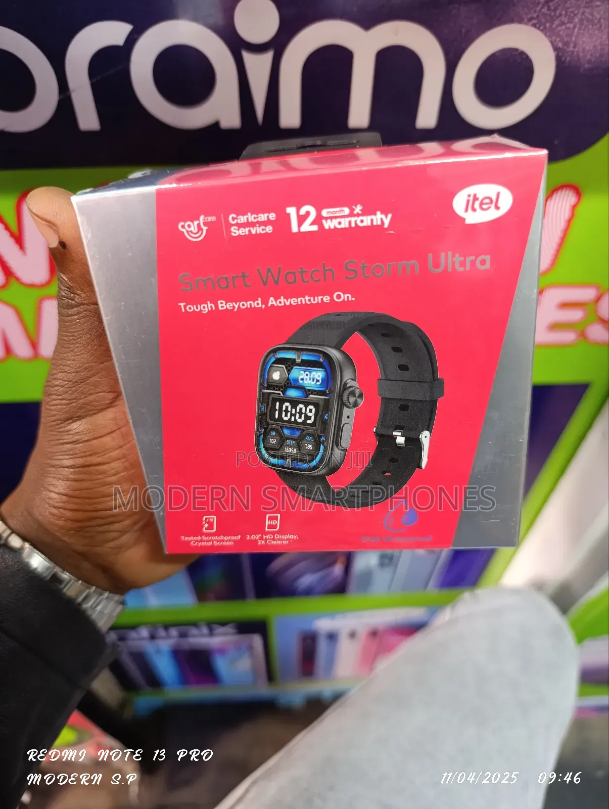 Itel Storm Ultra Smartwatch
Receive Call and Message Alerts