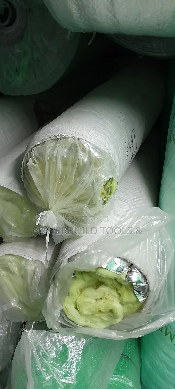 1.2metres by 50mm High Quality Fibre Glass Wool Insulation