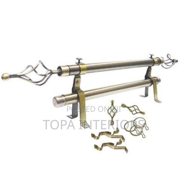 2m Double Rods Set Imported Chinese Adjustable Curtain Rods