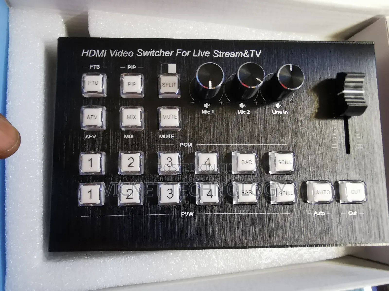 1080p 4 Channells Video Switcher for Live Streaming