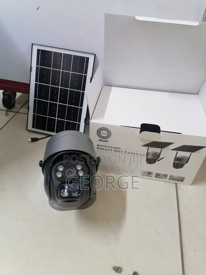 New V380 Single Lens 4g Simcard Solar PTZ Colored Camera