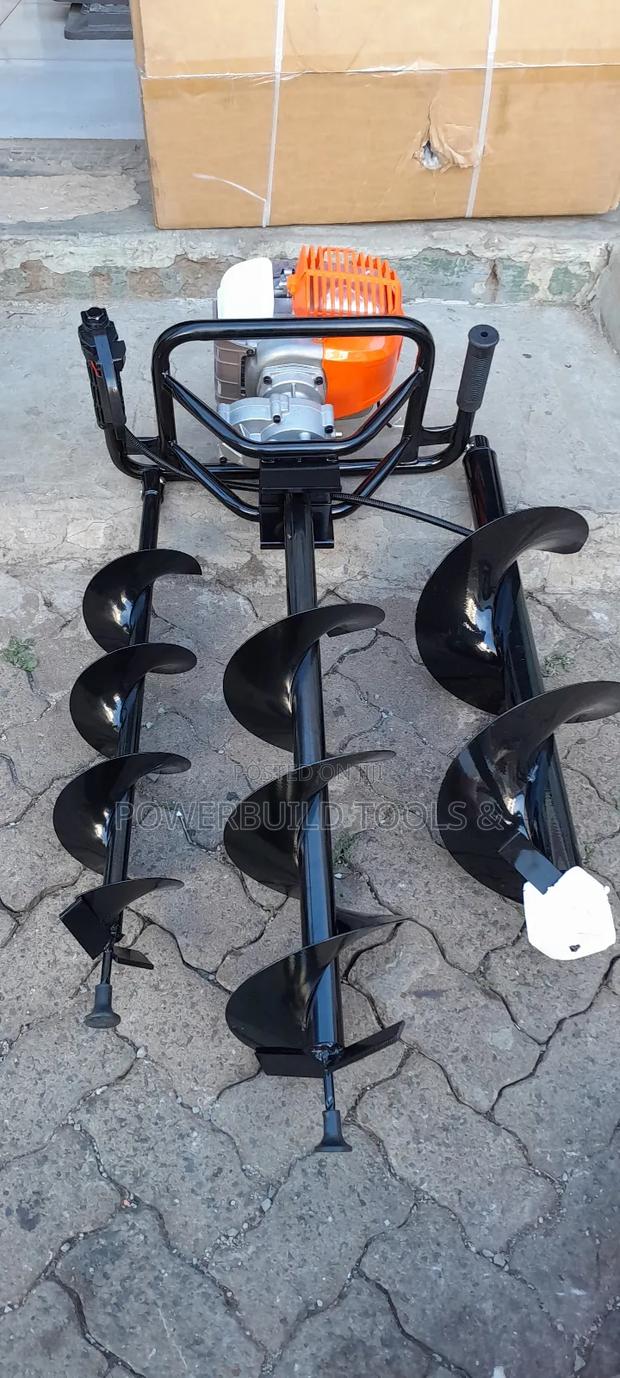 Hawking Earth Auger With 4",6" 8" Drilling Bits (4 Stroke) - thumbnail 3