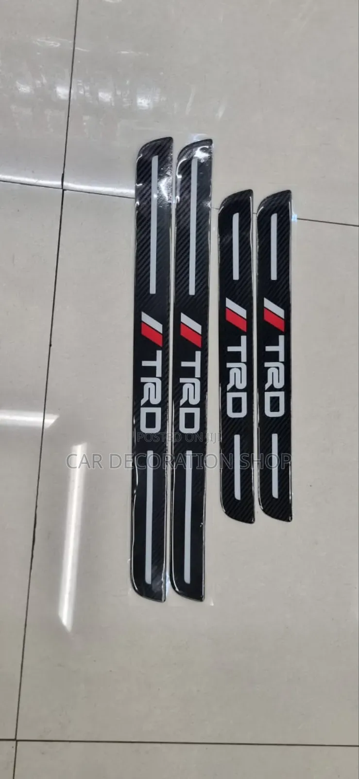 TRD Door Open Step Plastic Stickers