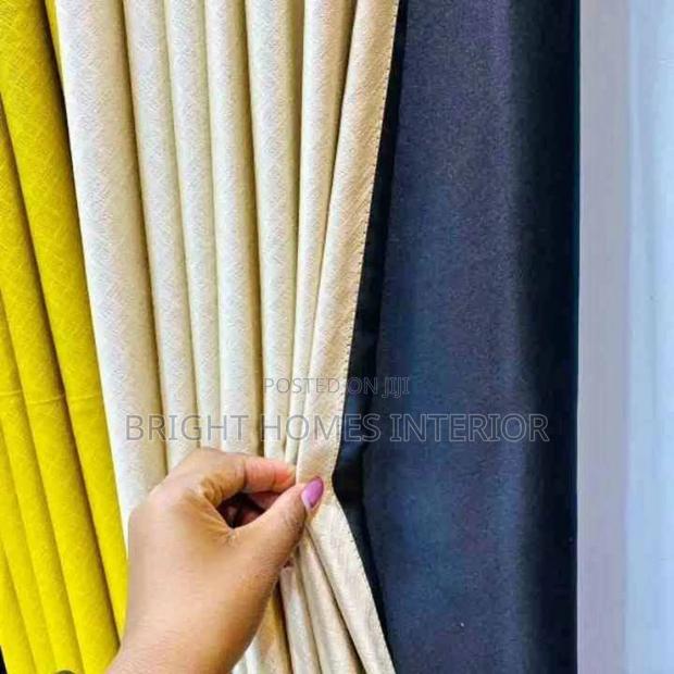 Cream Blackout Curtains Available