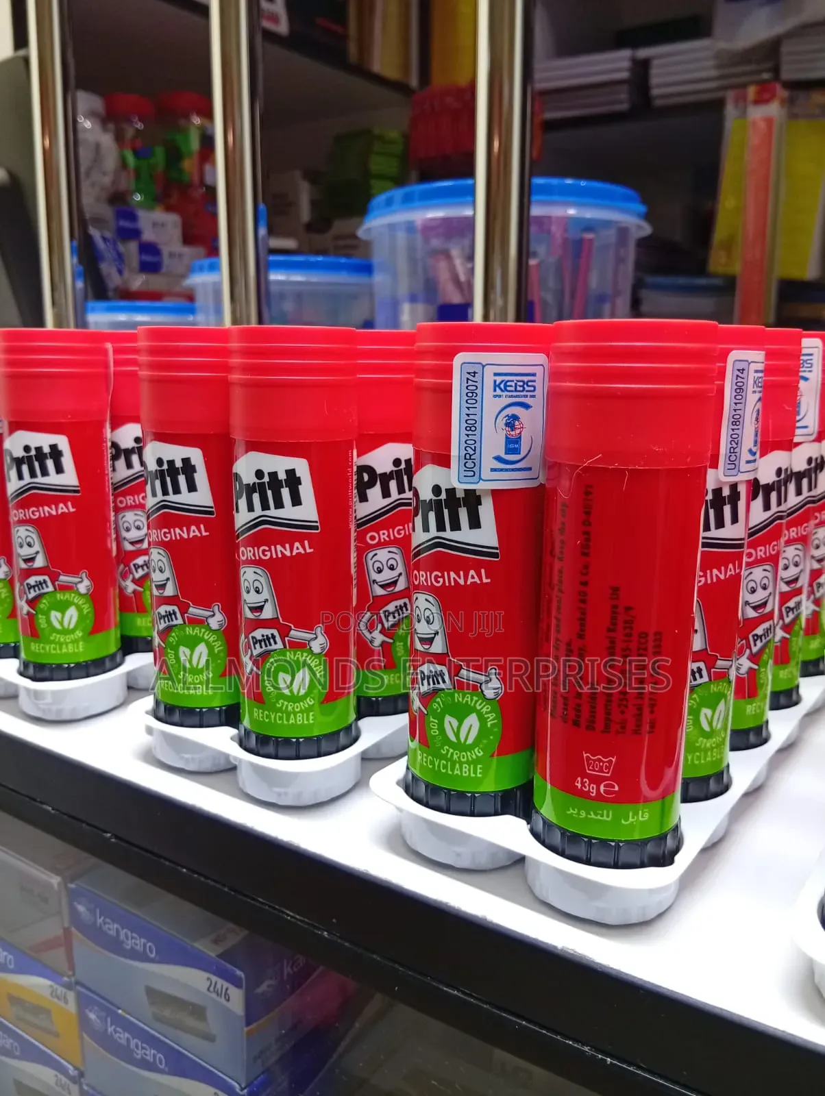 Pritt Glue/Glue Stick 43 Grams-Outer of 10 Pieces