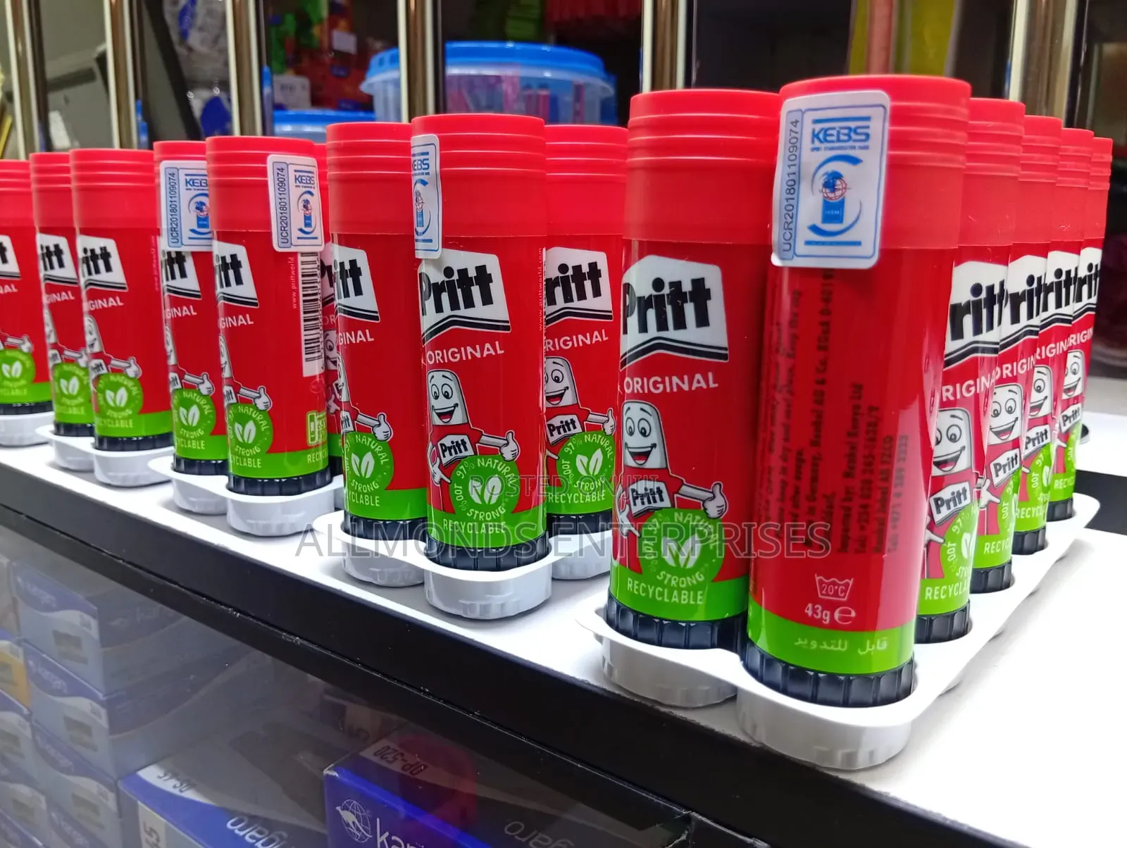 Pritt Glue/Glue Stick 43 Grams-Outer of 10 Pieces