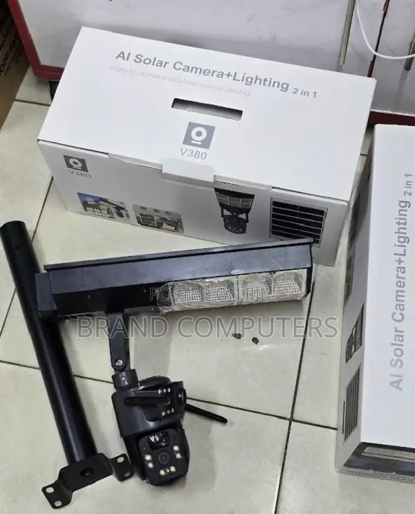 4g Solar Simcard CCTV Camera With Flood Lights 180w