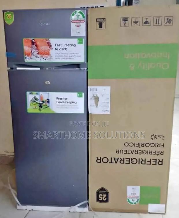 Syinix 210 Litre Refrigerator: Double Door, Energy Efficient