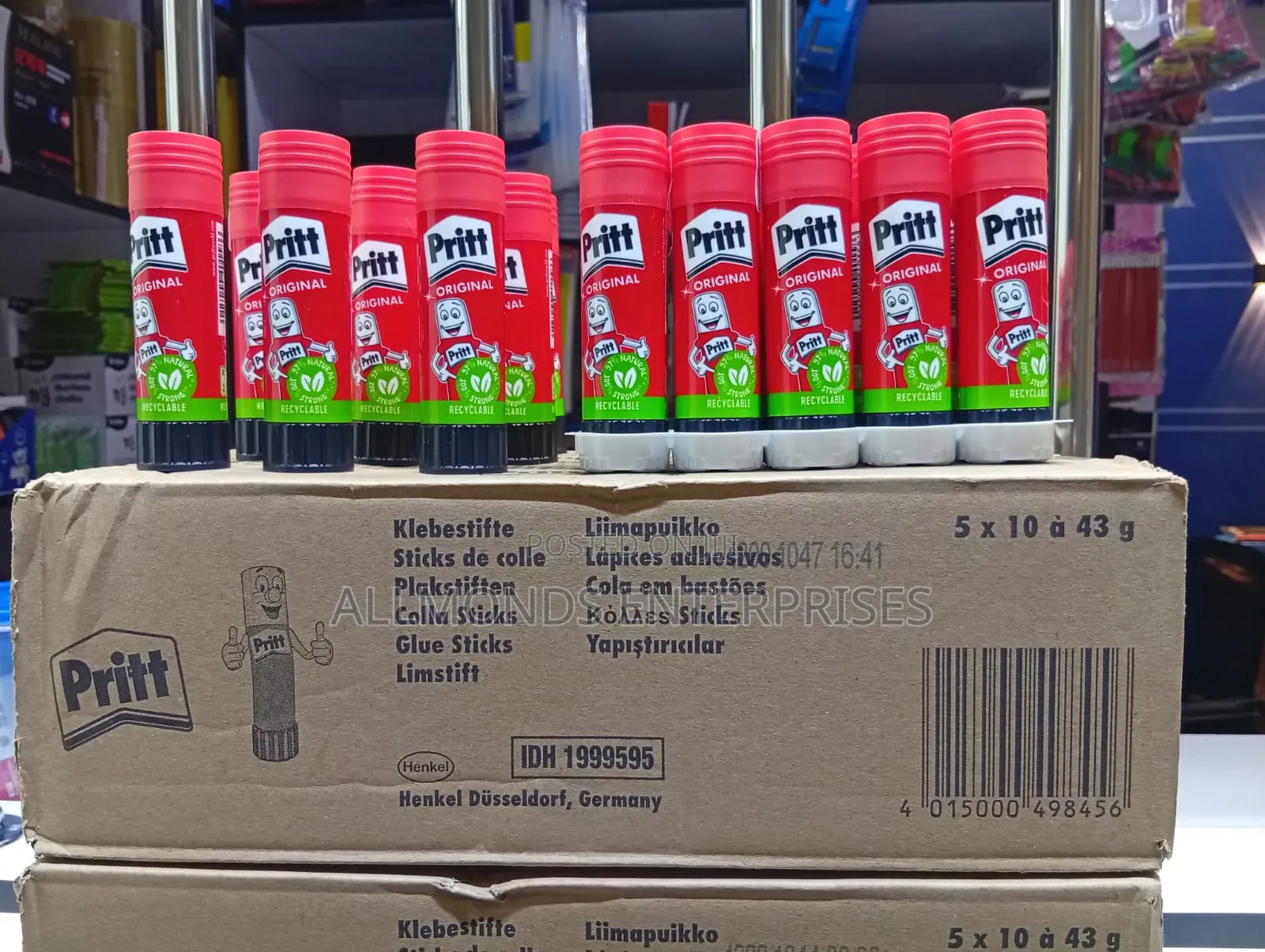 A Carton Of Pritt Glue/Glue Stick 43grams- 50 Pieces