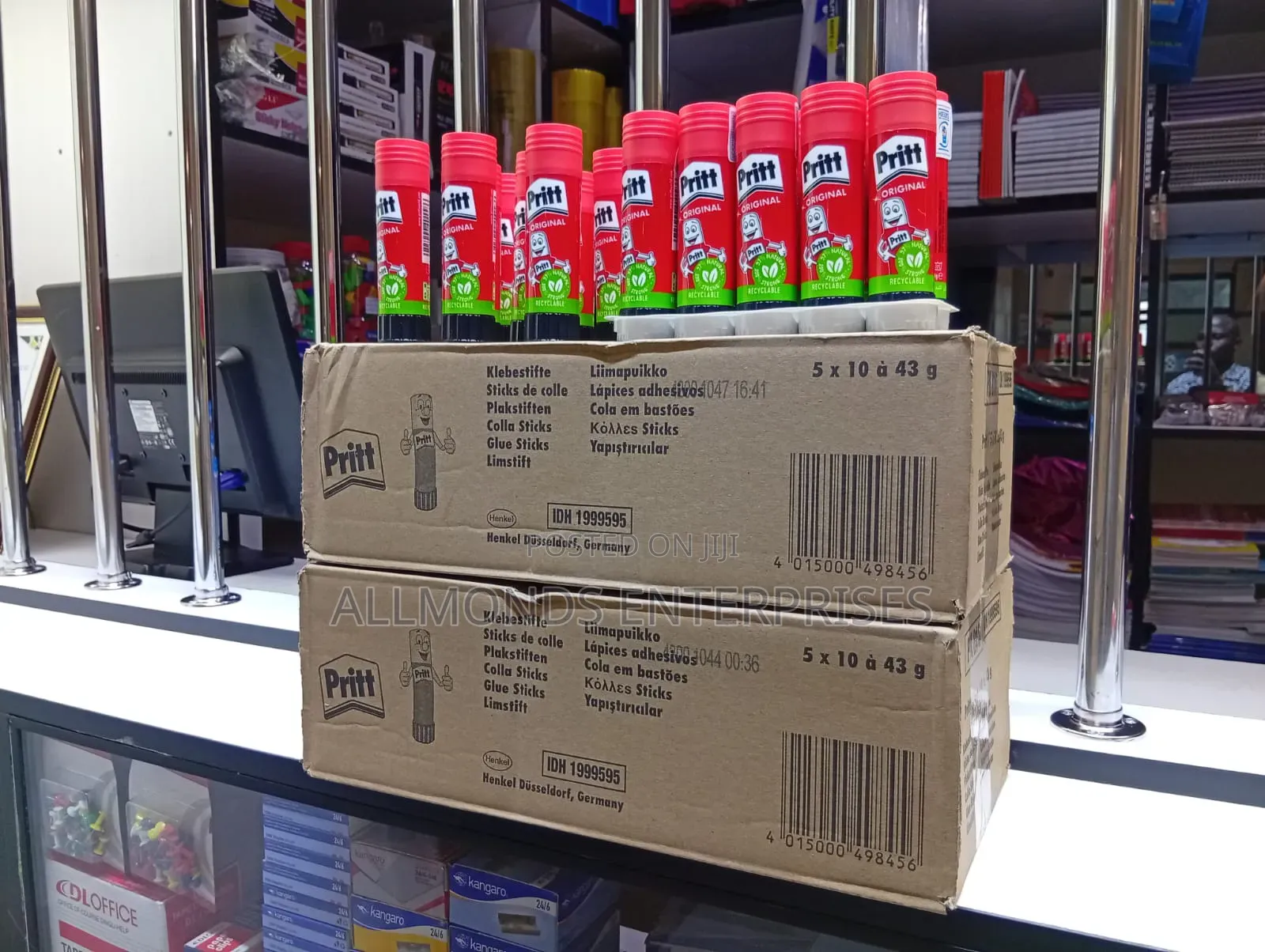 A Carton Of Pritt Glue/Glue Stick 43grams- 50 Pieces