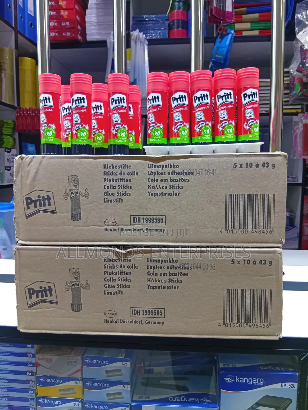 A Carton Of Pritt Glue/Glue Stick 43grams- 50 Pieces