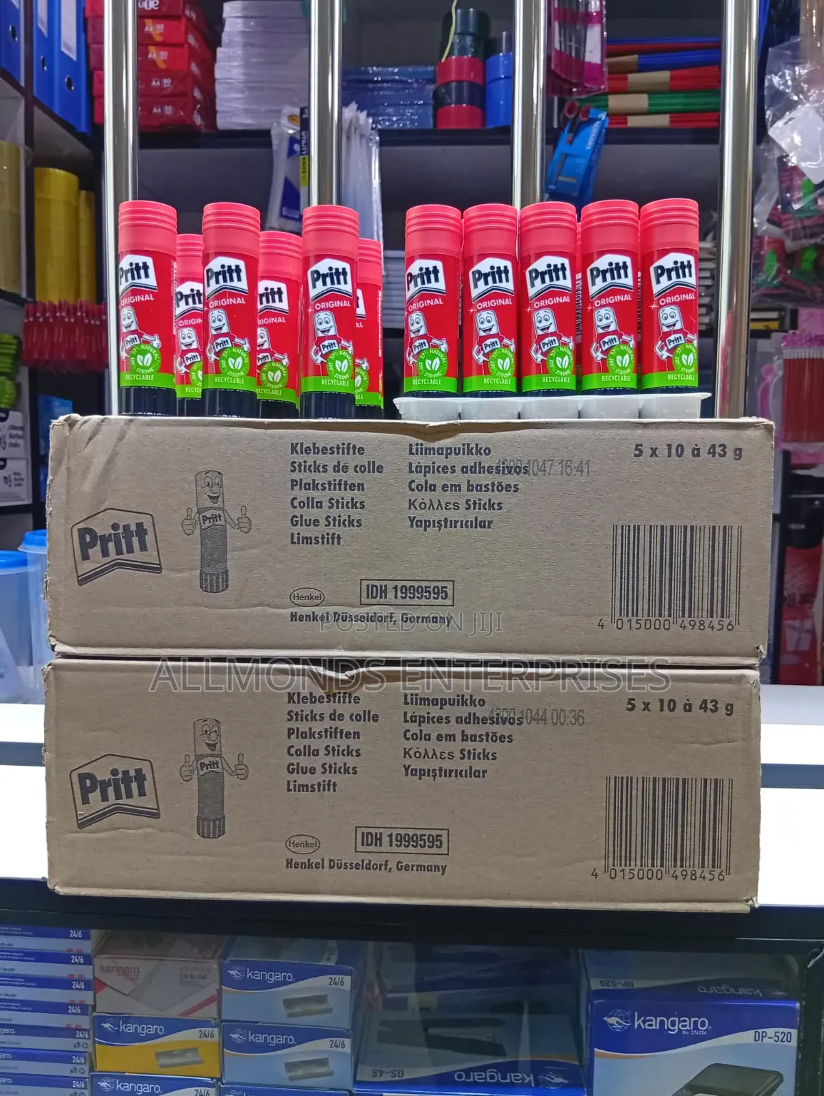 A Carton Of Pritt Glue/Glue Stick 43grams- 50 Pieces