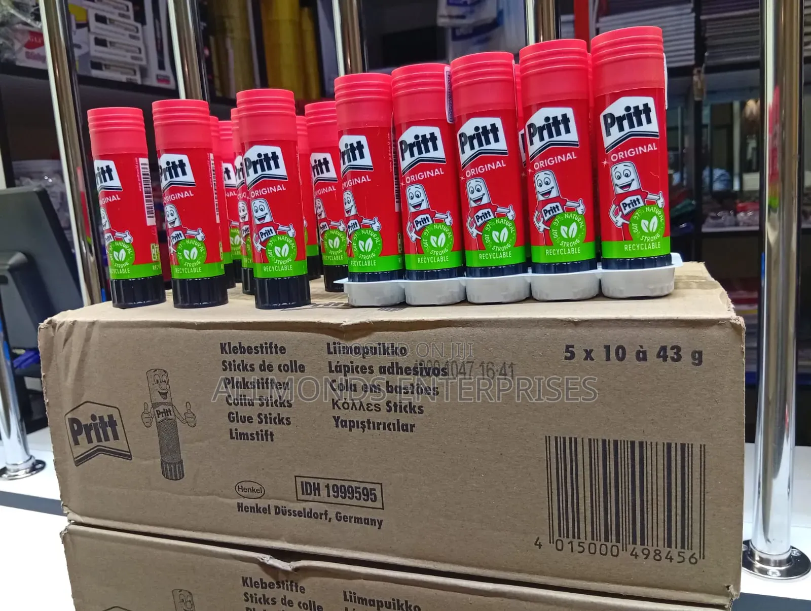 A Carton Of Pritt Glue/Glue Stick 43grams- 50 Pieces