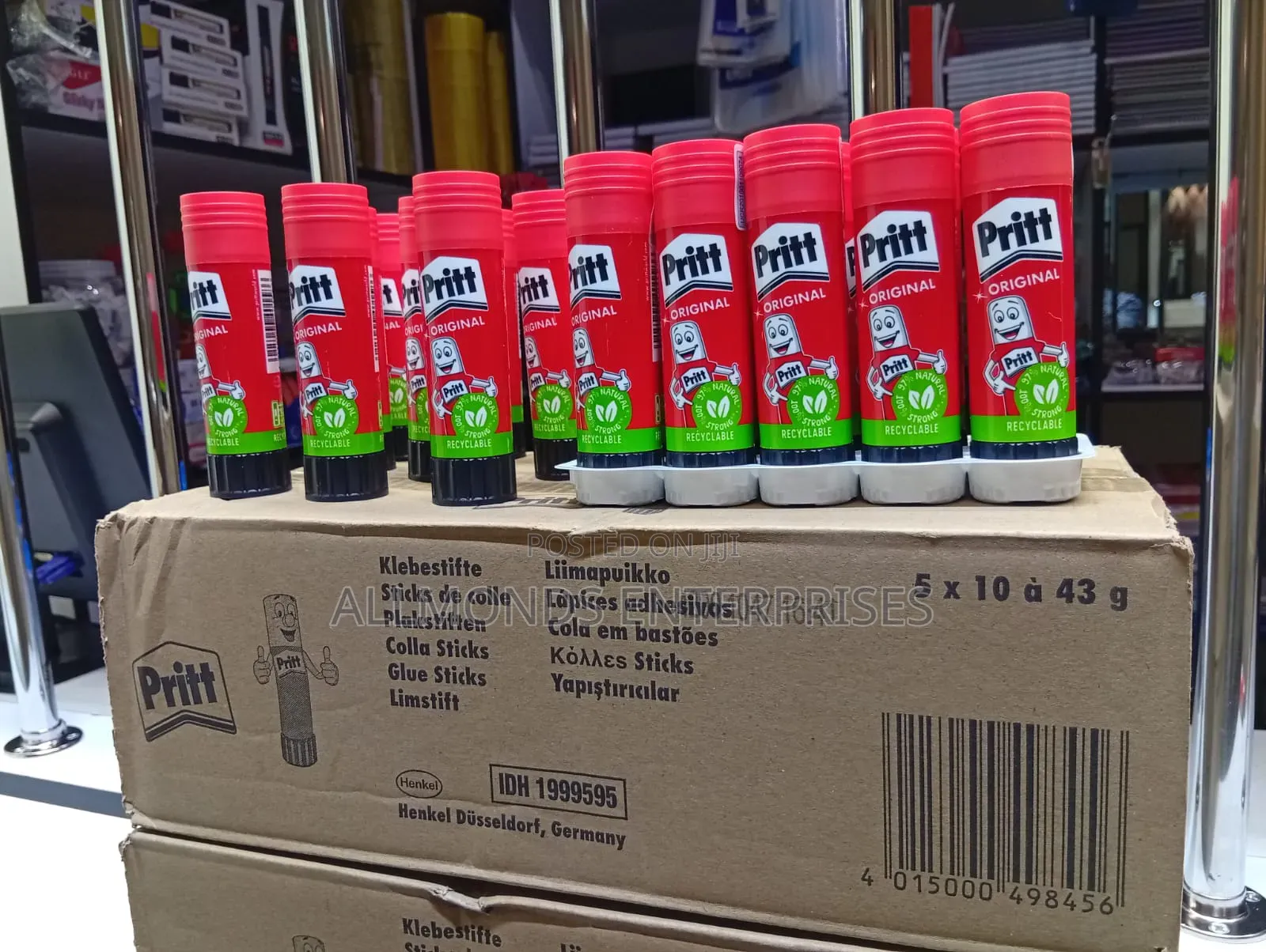 A Carton Of Pritt Glue/Glue Stick 43grams- 50 Pieces