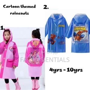 Cartoon Themed Kids Raincoats - main view