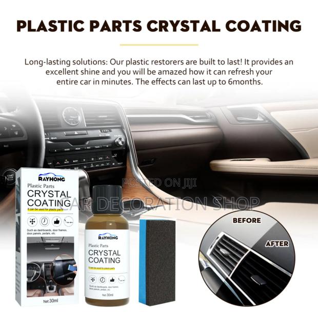 Car Plastic Parts Crystal Coating Liquid Gloss Retention