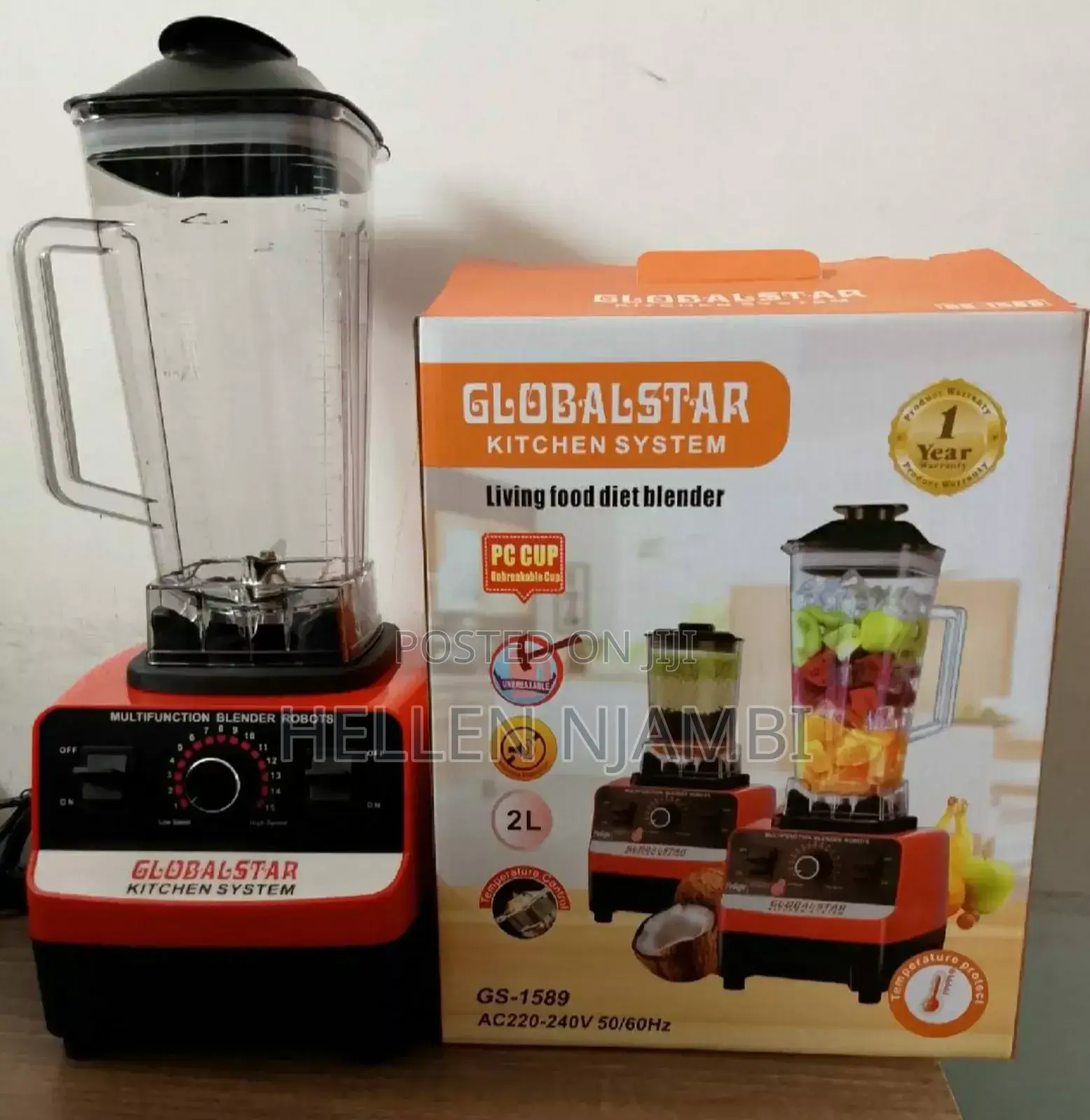 2 in 1 Globalstar Commercial Blender