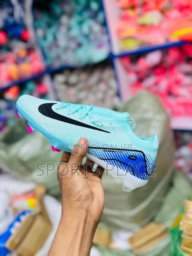 Nike Air Zoom Green Blue Fg Mercurial Football Boots 16