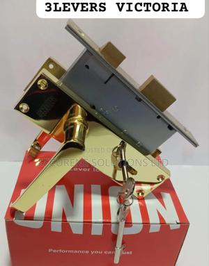 Union 3 Levers Victoria" Lock - thumbnail 2