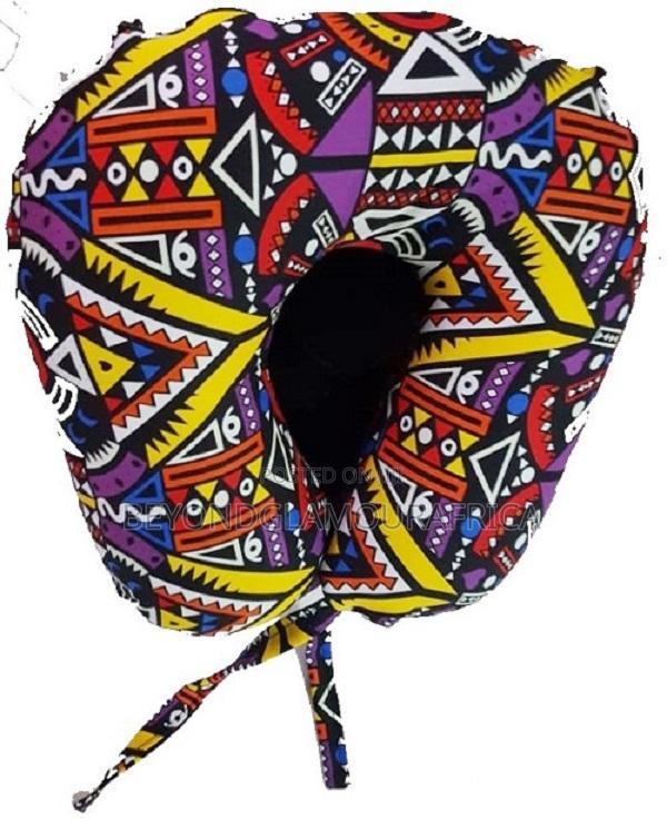 A Customized Ankara Multi Colored Travelling Neck Pillow - thumbnail 5