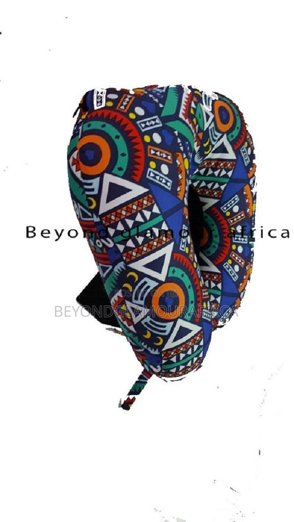 A Customized Ankara Multi Colored Travelling Neck Pillow - thumbnail 6