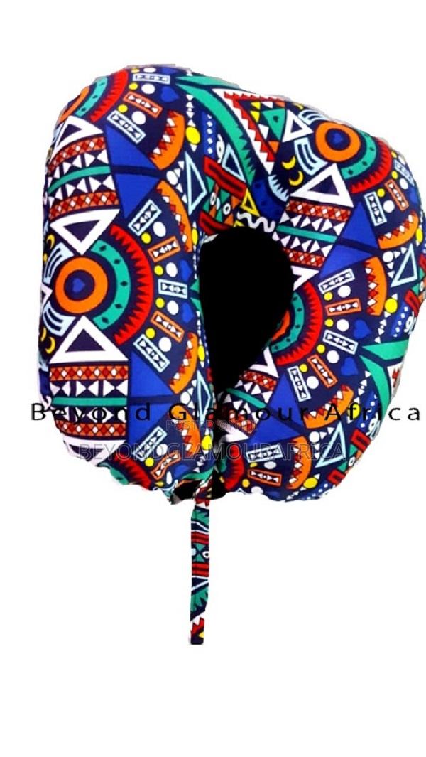 A Customized Ankara Multi Colored Travelling Neck Pillow - thumbnail 7