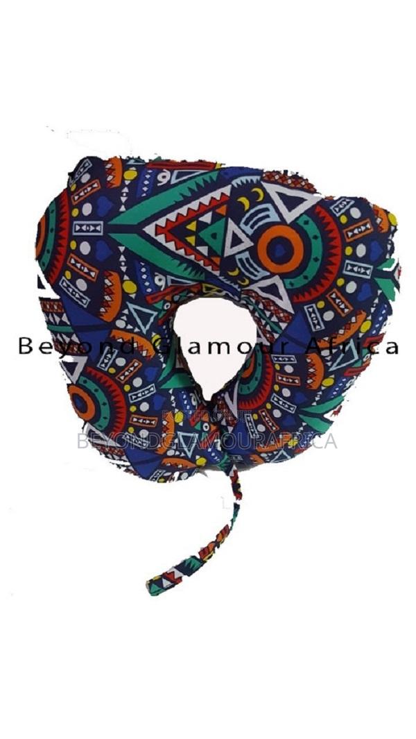 A Customized Ankara Multi Colored Travelling Neck Pillow - thumbnail 8