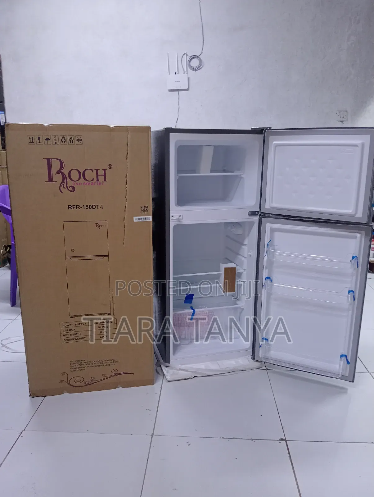 Roch 150 Dt Double Door Fridge