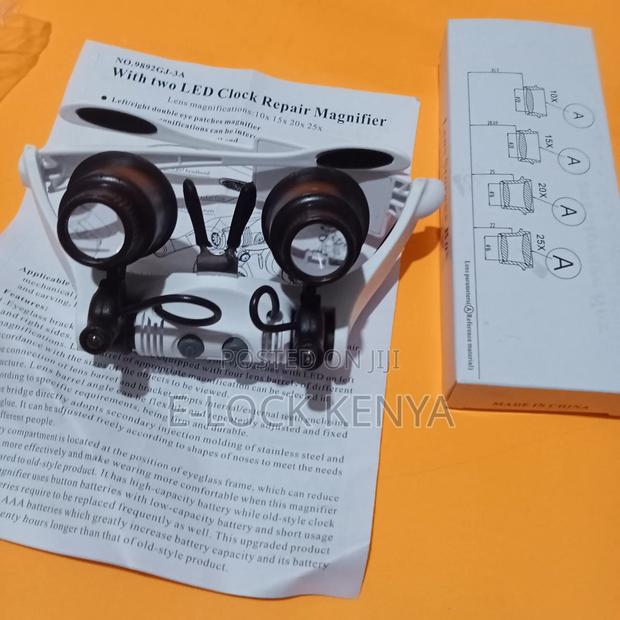 Magnifier Glasses With Adjustable Led Light