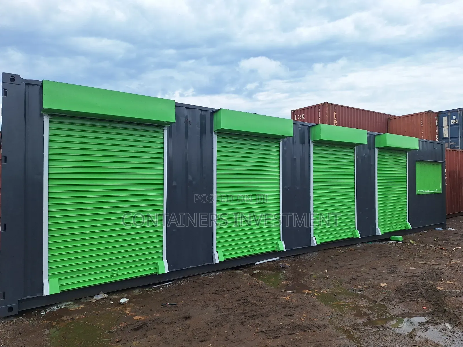 40ft Container With 5 Shops-Quick Way of Becoming a Landlord
