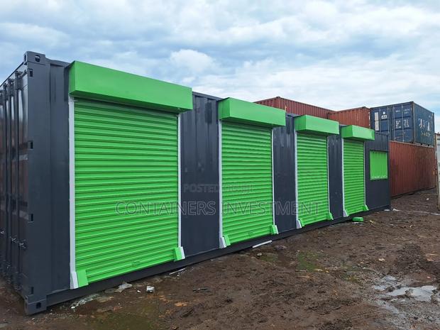 40ft Container Stalls With 5 Shops- Standard Size Container. - main view