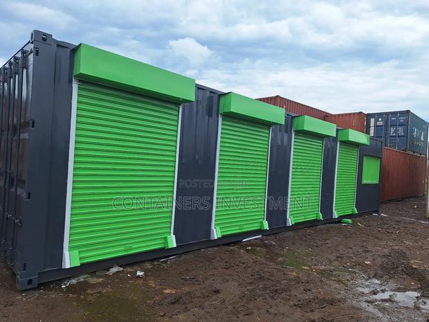 40ft Shipping Container With Stalls- Low Cube Container. - thumbnail 2